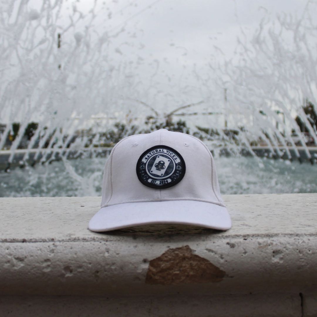 White NV Logo Hat