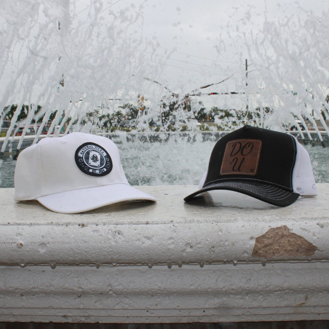 White NV Logo Hat